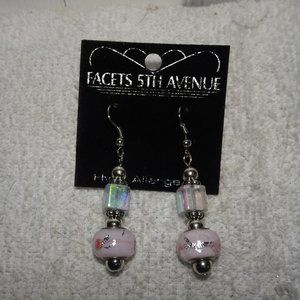 Facets 5th Avenue Glass Beaded Dangle Earrings